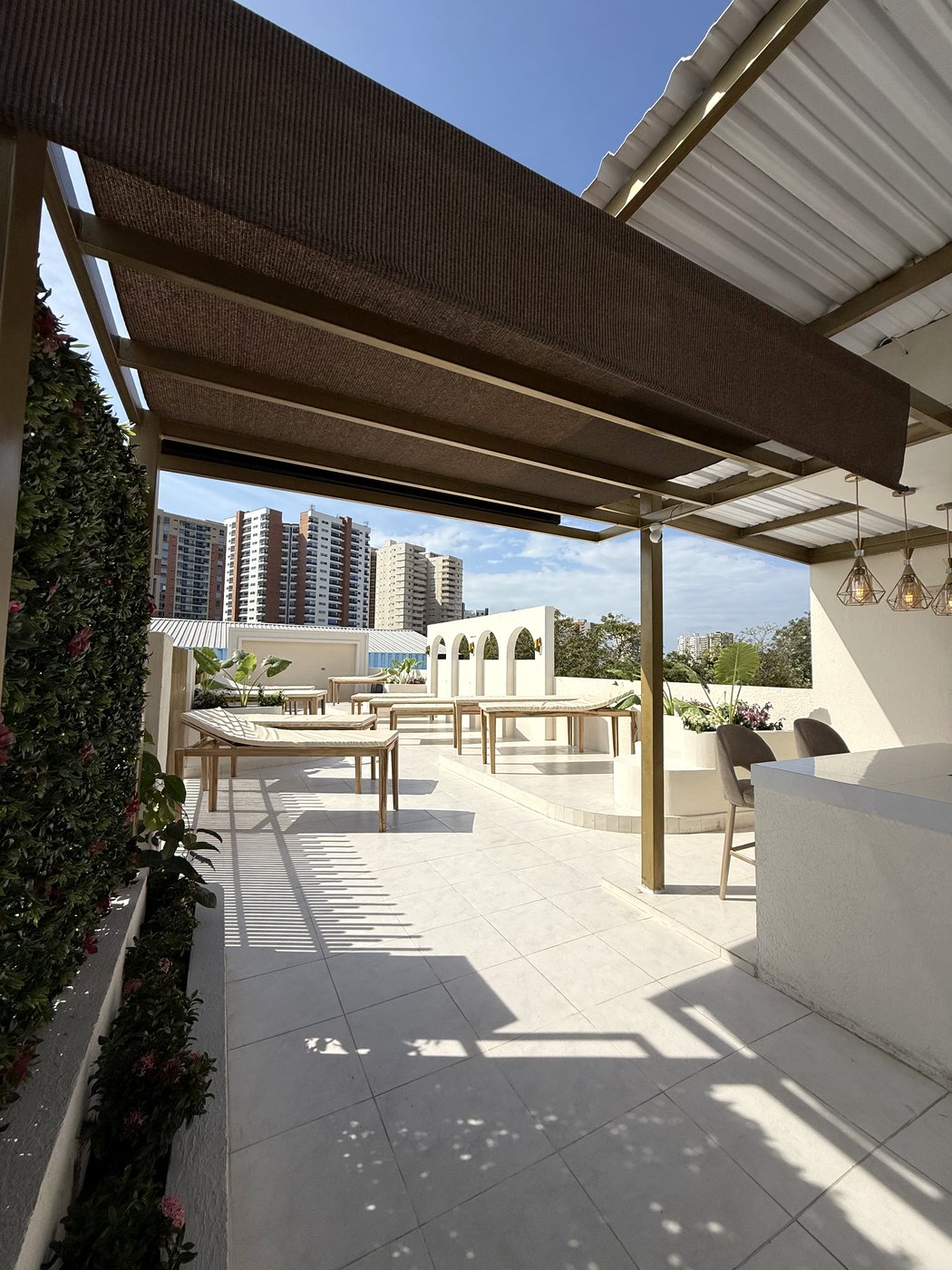 Terraza cubierta Solessa